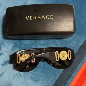 Black Versace glasses
